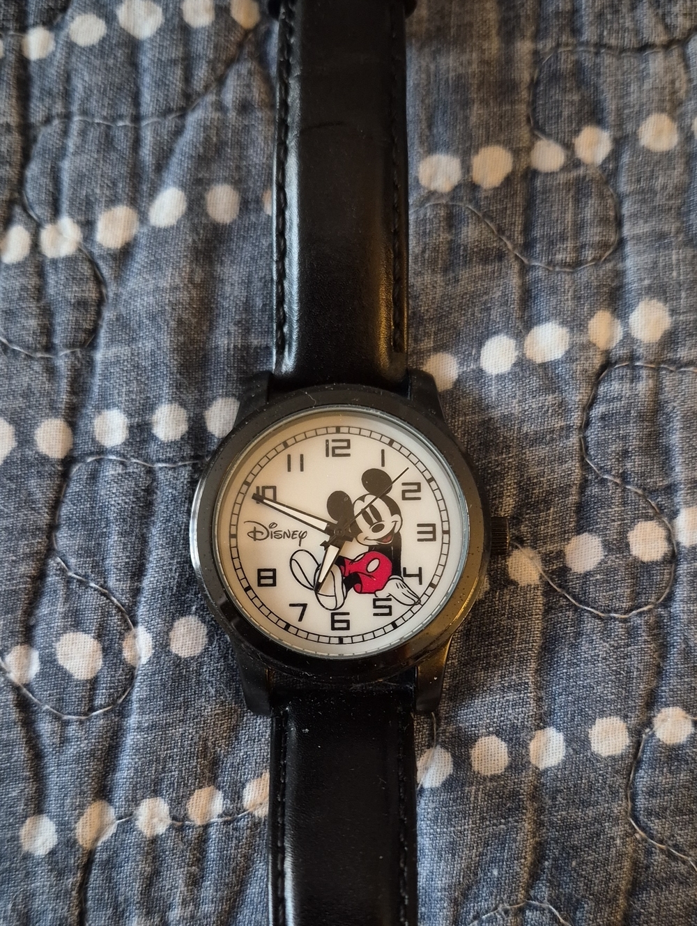 Disney Mickey Mouse Watch in Black, White and Red